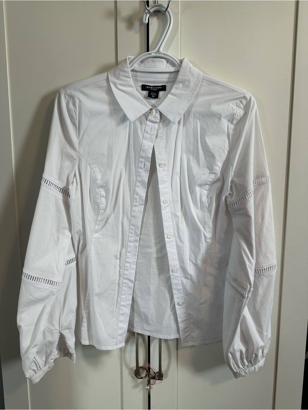 Guess Marciano White Eyelet-Trim with lace 🤍